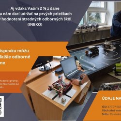 Podpor našu školu, venuj nám 2%