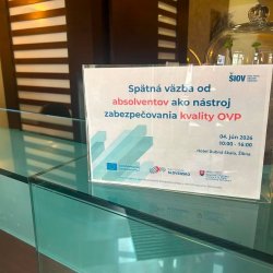 Konferencia „Spätná väzba od absolventov ako nástroj zabezpečovania kvality OVP“