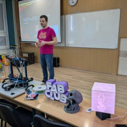 Prezentácia kreatívnej dielne FabClub na SPŠE Prešov